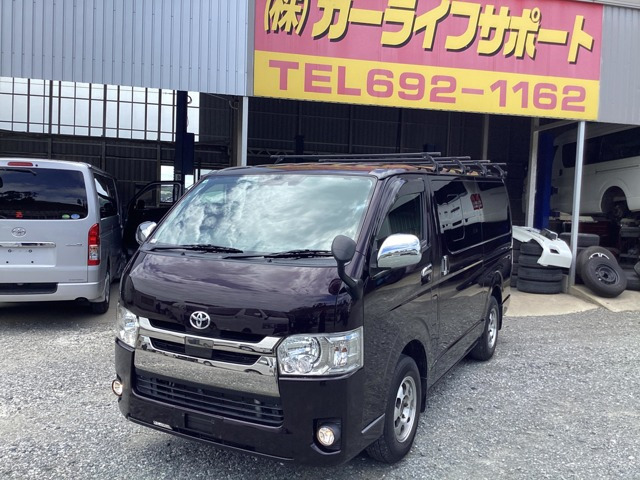 レジアスエース2.8 スーパーGL ロング ダークプライム ディーゼル5型 リアモニター ツイーター TSS