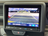 便利な3ビュー切り替え、ガイド線表示付きのバックカメラです!後退時、後方の視界をサポートします!