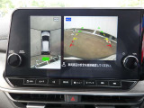 アラウンドビューモニター。空の上から見下ろすような視点でスムース駐車。
