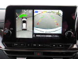 アラウンドビューモニター。空の上から見下ろすような視点でスムース駐車。