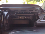 運転席前方ボックス内にETC