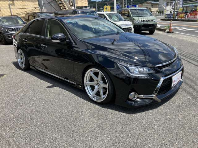 トヨタ マークX 2.5 プレミアム 社外エアサス・WORKジースト・社外