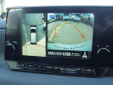 アラウンドビューモニターも付いているので、車庫入れもスムーズにできます。