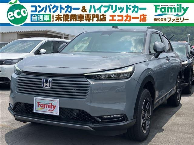 ヴェゼル1.5 e:HEV XBカメラ 衝突被害軽減B 登録済未使用車