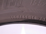 155/65R14   タイヤサイズです。 タイヤのご相談も石川トヨペットカローラにお任せください