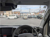 ドライバー目線です!運転席に座るとこんな感じです☆