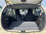 普段のお買い物や通勤、送迎等に十分な荷室スペースを確保しております。セカンドシートを倒すと、大きな荷物の積載も可能です♪
