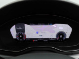 必要に応じてメーター内に地図や車両にインフォメーションなどを切り替え表示できる12.3インチバーチャルコクピット