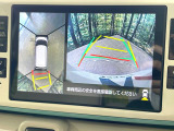 【パノラマモニター】専用のカメラにより、上から見下ろしたような視点で360度クルマの周囲を確認することができます☆死角部分も確認しやすく、狭い場所での切り返しや駐車もスムーズに行えます。