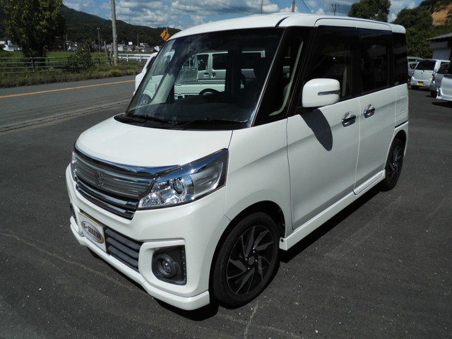 スペーシアカスタム XS ターボ デュアルカメラブレーキサポート 4WD 