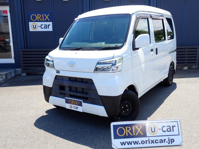 ハイゼットカーゴクルーズ ターボ SAIII ハイルーフメモリナビ・ETC・Bluetooth・衝突回避軽減