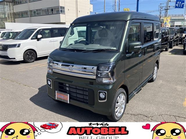 エブリイワゴンPZターボスペシャル ハイルーフ 4WD届出済未使用車 スズキセーフティS