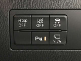 運転席回りのスイッチで安全装備のON/OFFも簡単に!