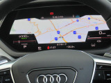 バーチャルコックピット。ODOメーターやオーディオ操作、電話通話選択、MAPの確認まで可能。