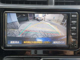バックガイドモニターで、後方を確認しながら安心して駐車することができます。運転初心者も熟練者も必須の機能ですよ!