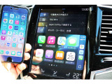 AppleCarPlay・AndroidAutoを装備していますので、大画面でスマートフォンの操作が可能です。