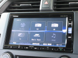 ナビゲーションはギャザズメモリーナビ(VXM-185VFi)を装着しております。AM、FM、CD、DVD再生、Bluetooth、音楽録音再生、フルセグTVがご使用いただけます。