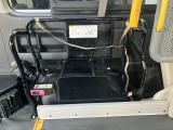 車いす収納スペースです。