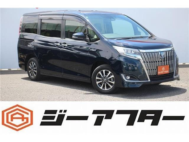 エスクァイアハイブリッド 1.8 Gi プレミアムパッケージ 後期型純正10型ナビTV後席モ...