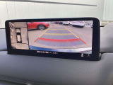 【360°ビューモニター】  とても分かりやすい、クルマの上から見下ろしたような映像で、駐車サポートをしてくれます。