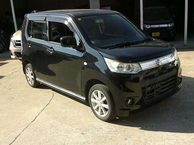 ワゴンR スティングレー MH34 黒 ターボ 4 WD 車検フル スズキ ワゴンRスティングレー X 4WD 車検R7.12 の中古車詳細 (151,000