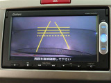 バックガイドモニターで、後方を確認しながら安心して駐車することができます。運転初心者も熟練者も必須の機能ですよ!