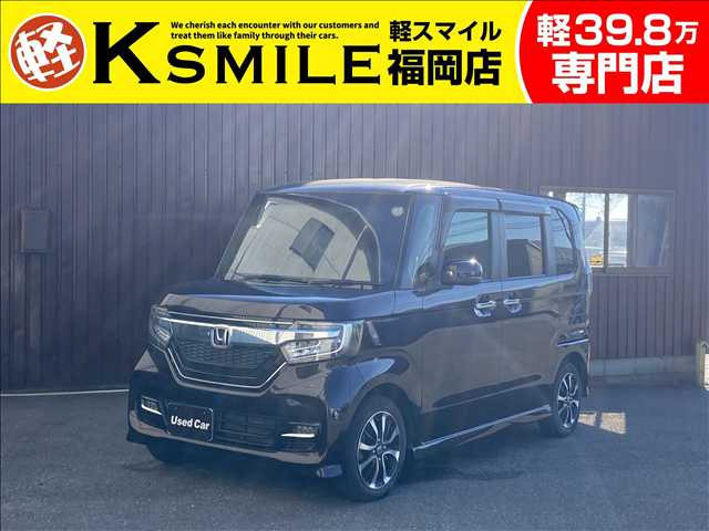 N-BOXカスタム G L 両側スライド片側電動ドア・社外ナビ・ETC
