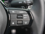 ◆アダプティブクルーズコントロール◆予め設定した車速内でクルマが自動的に加減速。前走車との適切な車間距離を維持しながら追従走行します。【LKAS】車線維持支援システムでステアリング操作を支援。