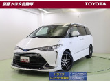 流線型の丸みを帯びた外観が特徴的な【エスティマ】。座席アレンジも豊富で根強い人気のある車です。モデリスタのスポイラーで存在感がアップした4WDハイブリッドモデルです。