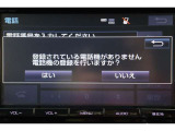 Bluetooth機能搭載。車とスマホやiPhoneをペアリングしておけばハンズフリー電話はもちろん、スマホやiPhone内の音楽を車のスピーカーで流すこともできますよ。