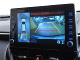 パノラミックビューモニター、バックガイドモード。