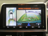 パノラミックビューモニター搭載。カメラで車両周囲の状況を映し出すため、狭い場所での駐車などに役立ちます。