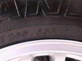 265/65R17   タイヤサイズです。 タイヤのご相談も石川トヨペットカローラにお任せください