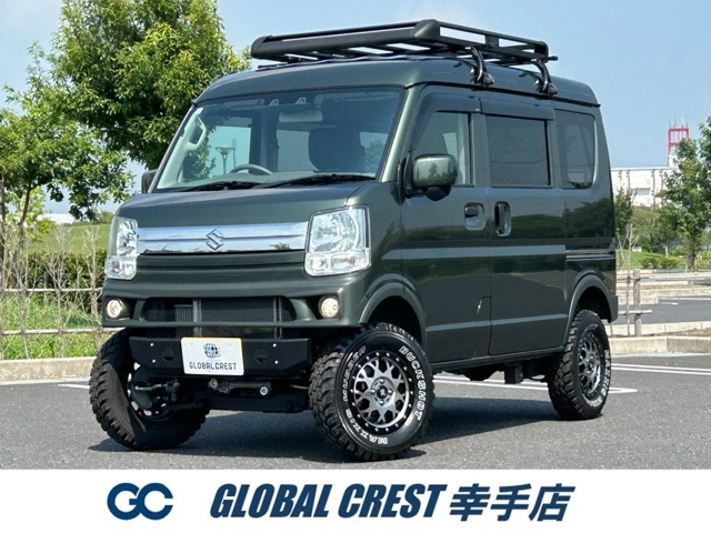 エブリイジョイン ターボ ハイルーフ1年保証付 禁煙 運転支援 ボディ-リフト