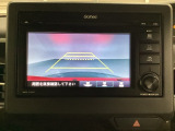 ギヤをR(バック)に入れるとディスプレイオーディオの画面に後ろの映像が映るリアカメラ付です。後退時、コンディションが悪い視界でもカラーバックモニターがドライバーをサポートします。