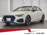 2023年式 限定台数150台のA4 Black Style PLUSです。ホワイト車体にブラックルーフ×ブラックスタイリングに19インチAudi Sport 5スポークオプションホイール。すっきりした印象になっています。