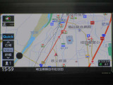 純正メモリーナビ付きで、目的地まで案内してくれるので、遠距離ドライブも安心です♪