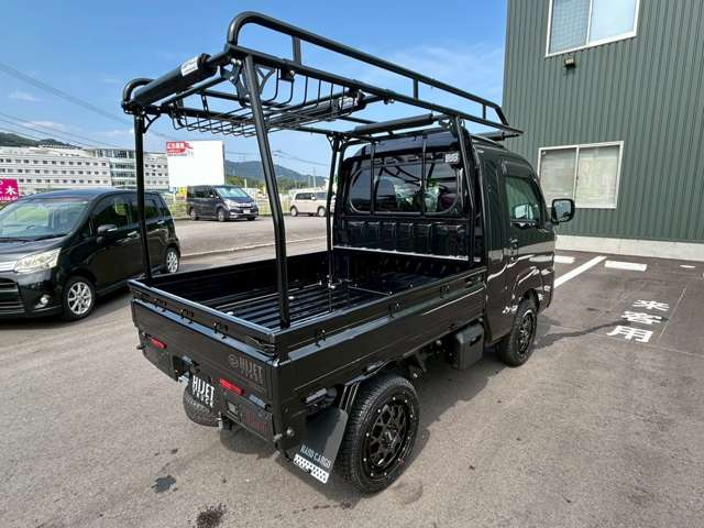 アウトドア大好き　ダイハツエクストラハイゼットジャンボブラックカーボン アウトドア大好き ダイハツエクストラハイゼットジャンボ