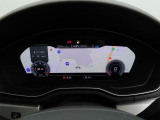 必要に応じてメーター内に地図や車両にインフォメーションなどを切り替え表示できる12.3インチバーチャルコクピット