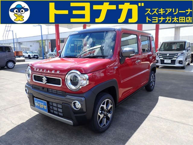 ハスラー ハイブリッド(HYBRID) X 9インチメモリーナビ 全方位モニター LED