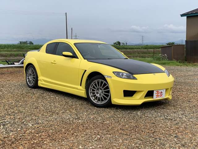 マツダ RX-8 ベースモデル HKSマフラー 社外ホイール フルエアロ の