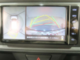 全方位カメラ付きで車庫入れもらくらくです。
