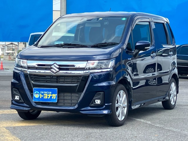 ワゴンRカスタムZハイブリッド(HYBRID) ZX純正ナビ フルセグTV 全方位モニター CD