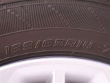 165/65R14    タイヤサイズです。 タイヤのご相談も石川トヨペットカローラにお任せください