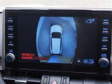 パノラミックビューモニターです。車を上から移したような映像を確認できます。。