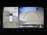 アラウンドビューモニター搭載。車体を4方向のカメラで「上から見下ろしたような映像」を映します。車庫入れが苦手な方も映像サポートでラクラク駐車できます。