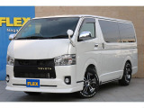 H31年式 ハイエースバンS-GLダークプライムⅡ ディーゼル4WD ローダウンカスタムPKG♪