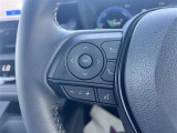 ステアリングスイッチ付き。前方から目を離すことなく操作することが可能です。