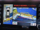 「パノラミックビューモニター」でクルマを真上から見るように周囲を確認でき、駐車の際に大活躍☆