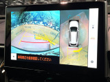 【パノラミックビューモニター】専用のカメラにより、上から見下ろしたような視点で360度クルマの周囲を確認することができます☆縦列駐車や幅寄せ時に活躍してくれます♪
